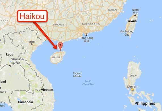 Location-Of-Haikou
